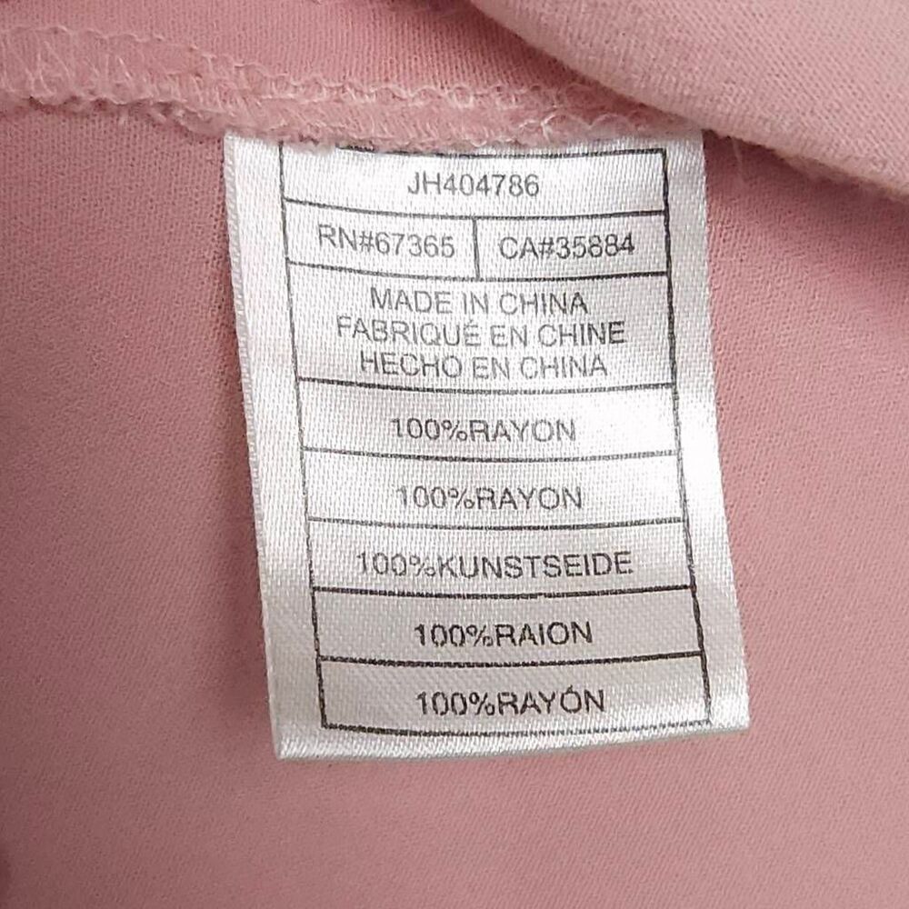 JACK by BB DAKOTA Pink Blush Long Bishop Sleeve Blouse Top Size: Medium - Picture 6 of 7